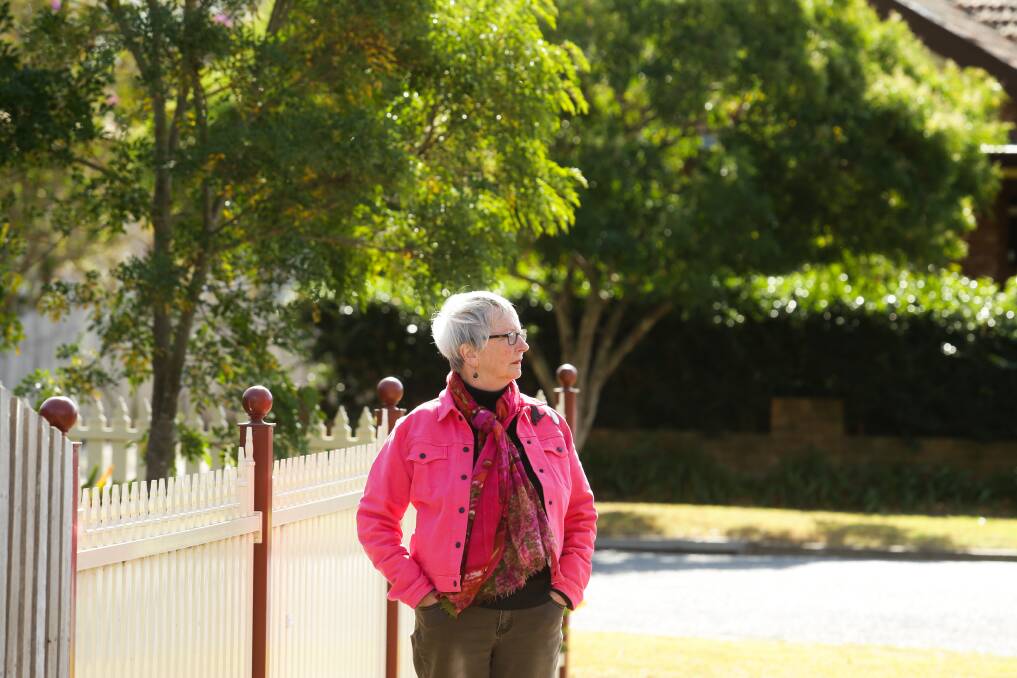 HISTORY: Holly McNamee from Friends of Grossmann House pictured in leafy Lorn, a Maitland suburb steeped in history. Picture: Jonathan Carroll.