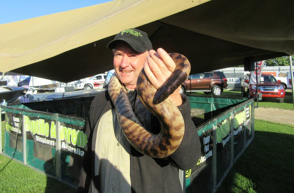 This weekend's Hunter Valley Caravan, Camping, 4WD, Fish and Boat Show will feature a number of displays and exhibitions including a special reptile show.