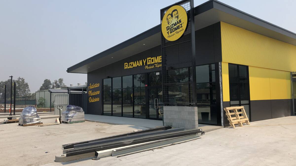 HOLA: Guzman y Gomez's new Rutherford store which will open soon. PICTURE: Supplied.