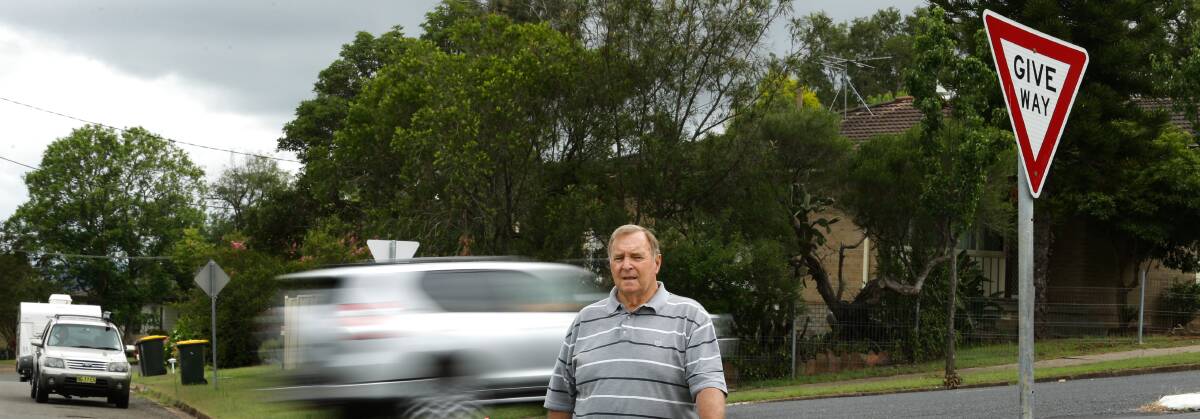 ZERO TOLERANCE: Cr Henry Meskauskas is urging residents to take photographs and record the number plates of dangerous drivers.
