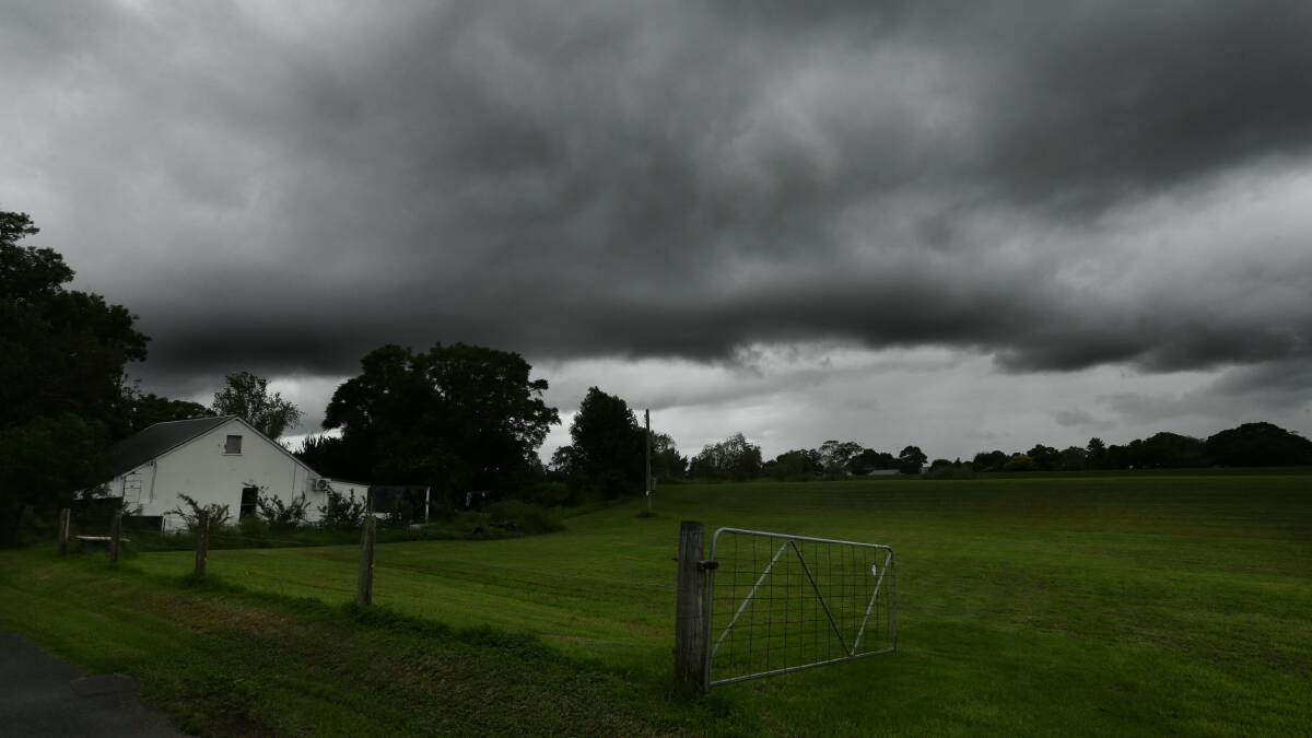 OMINOUS AT OAKHAMPTON: The forecast is for showers to continue through to Thursday. PICTURE: Jonathon Carroll.