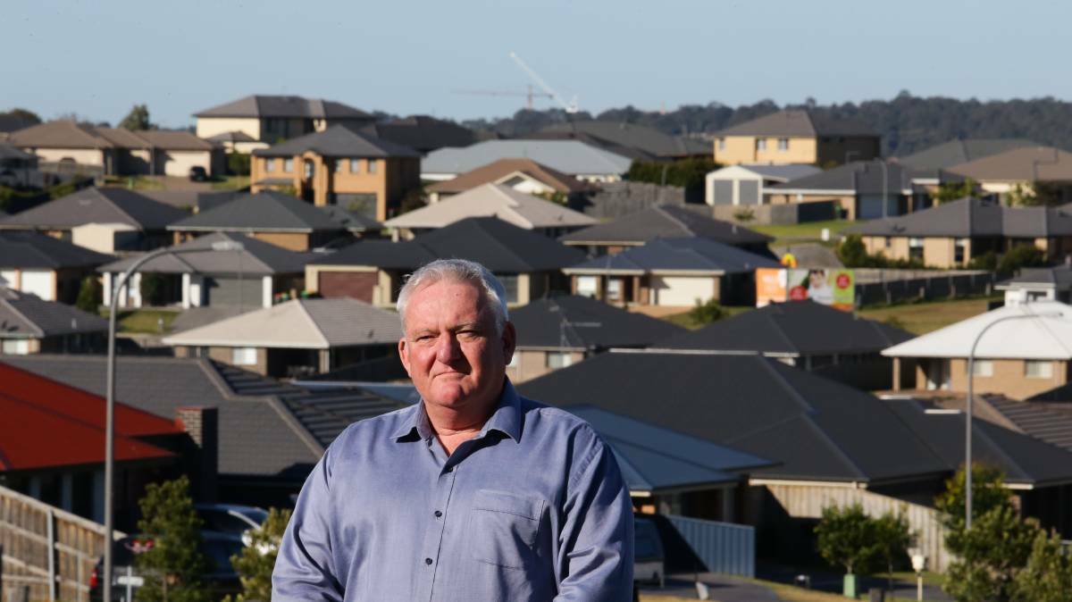 LOTS FOR LOCHINVAR: Maitland City Council's Development and Environment Manager David Simm pictured last year at Gillieston Heights.