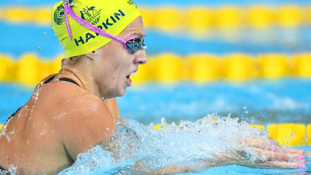 Maitland swimmer Abbey Harkin winds up maiden games campaign