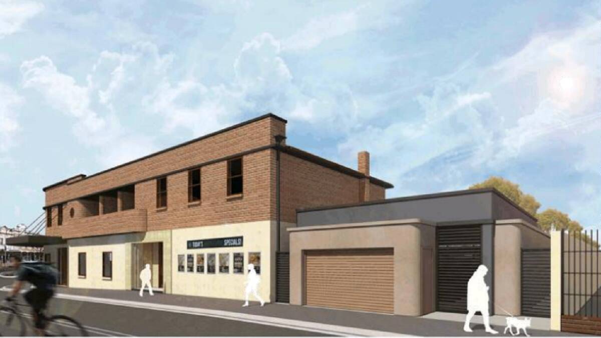 An artist's impression of The Belmore Hotel's St Andrews Street facade.
