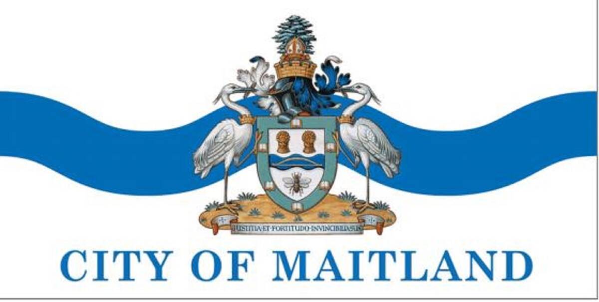FLYING HIGH: The new look City of Maitland flag which councillors voted in favour of  this week. It will replace the current flag adopted in 2002.