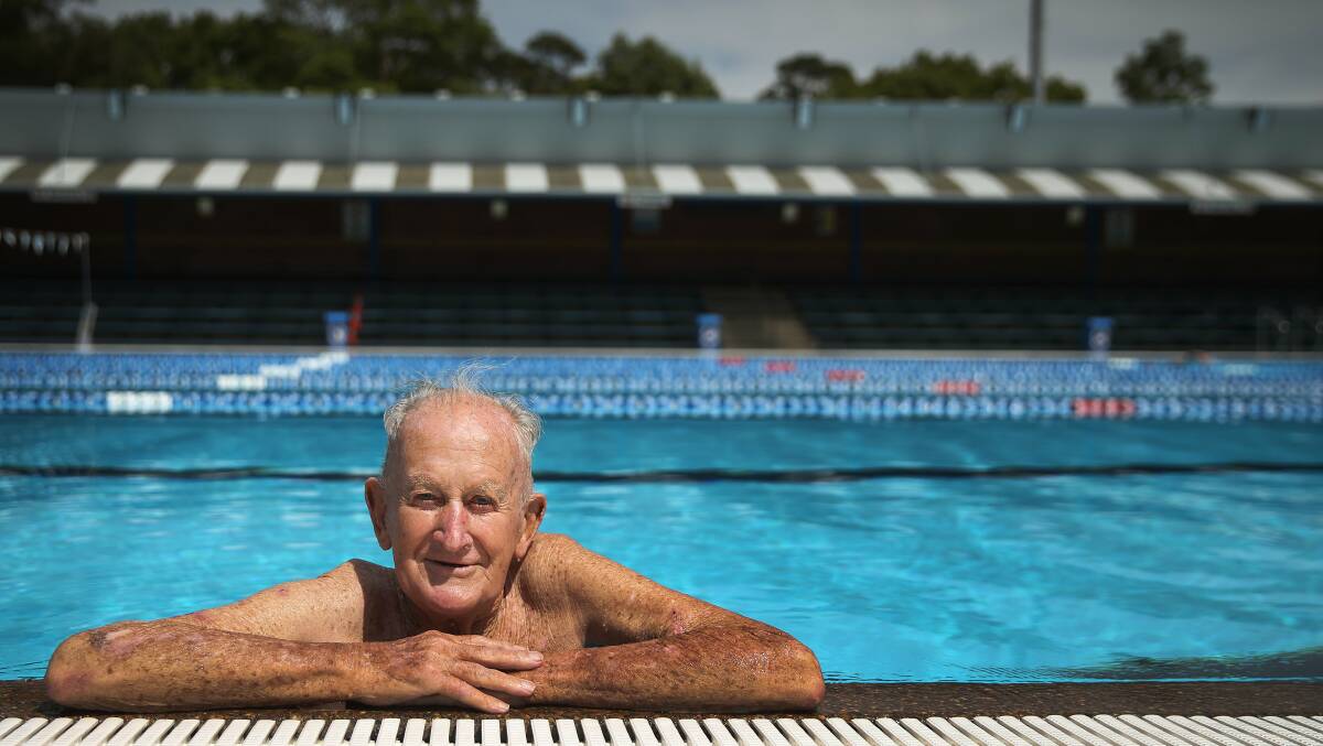 Swim legend John Mudd of Rutherford. PICTURE: Marina Neil.