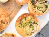 Chicken and onion pot pies. Picture: Supplied