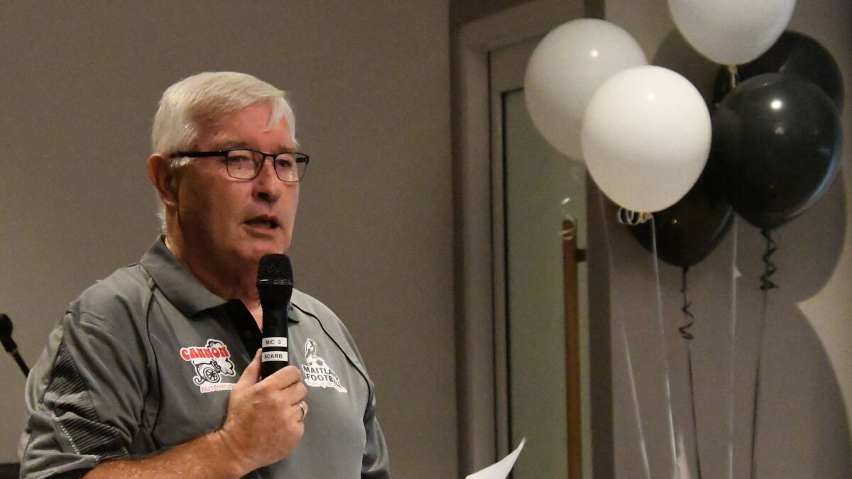 BENEFIT THE CLUB: Maitland Magpies president Ray Watkins said men's and women's football will be treated equally. 