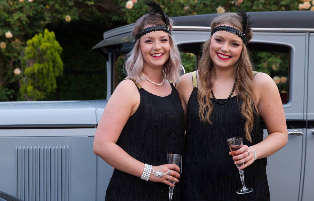 GOING GATSBY: Charlie Dibley of East Maitland and Hannah George of Metford. 