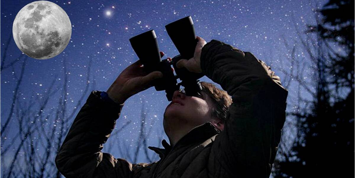 JUST LOOK UP: Stargazing is fun and lets you escape the troubles of the world for a while.