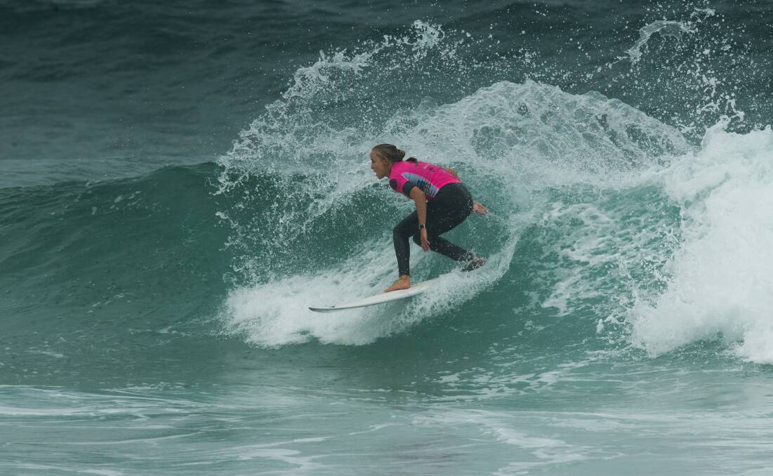 CHAMP: Sally Fitzgibbons became world surfing's number one female. 