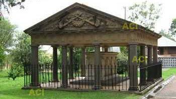 RIP: Dangar Mausoleum, All Saints Anglican Church Singleton. Photo courtesy Australian Cemetery Index.