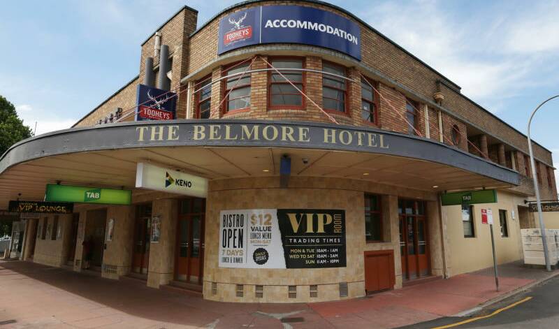 THE BIG SCREEN: After the buffet lunch the Belmore is holding a three-hour drinks special.