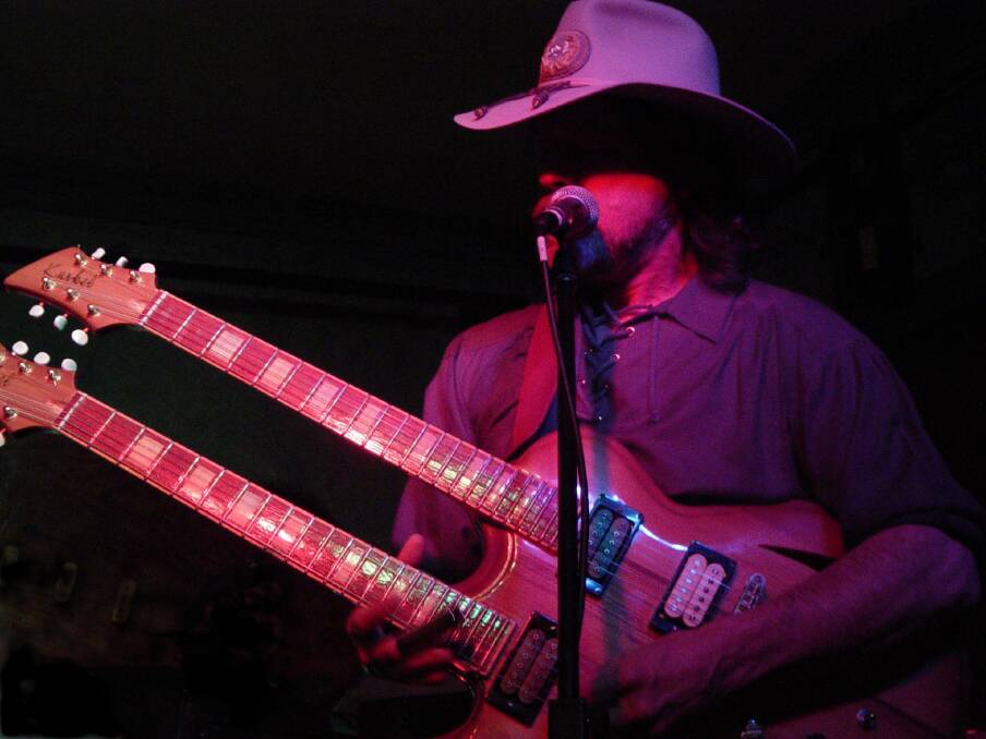 IN THE BLOOD: Bluesman Bo Jenkins who will make a number of appearances in the Hunter.