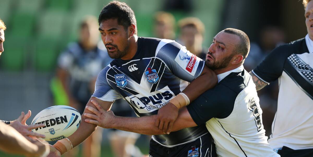 RETURN: representative forward Pat Mata'utia lasted 15 minutes in his first competitive game of the season before leaving the field from a head knock.