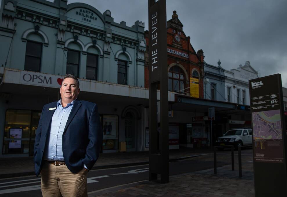 NEW ROLE: Shane Hamilton who has been elected the new president of maitland Business Chamber. Picture Marina Neil.