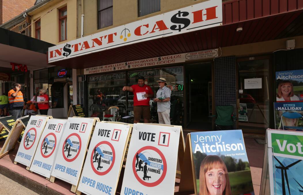 VOTE: Concerns have been raised about the pre-poll office. Pictures: Simone De Peak
