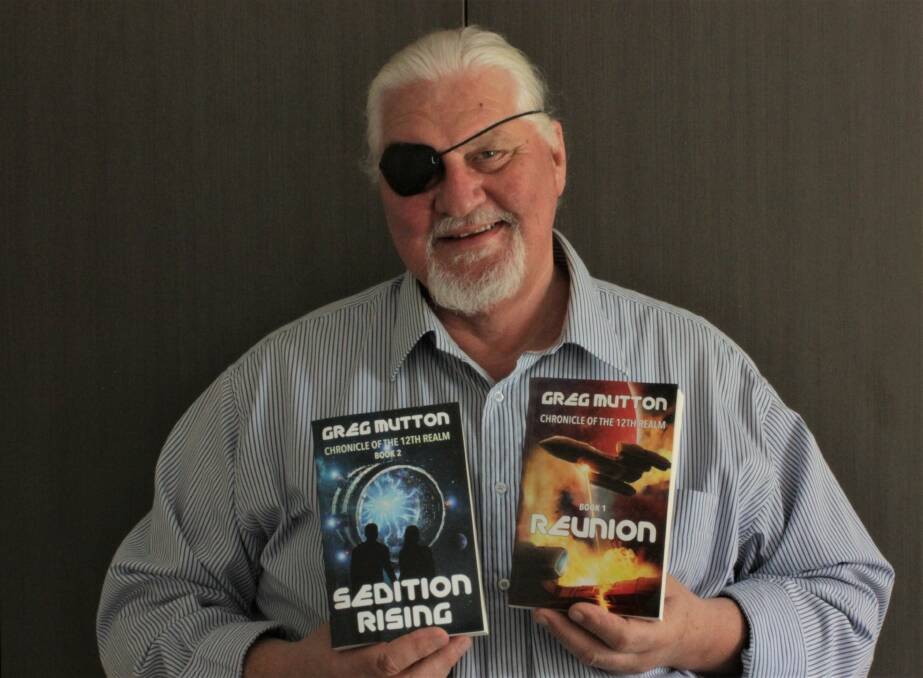 BOOK SIGNING: Sci-fi author Greg Mutton will be at Harry Hartog book store at Green Hills for a book launch on March 14.