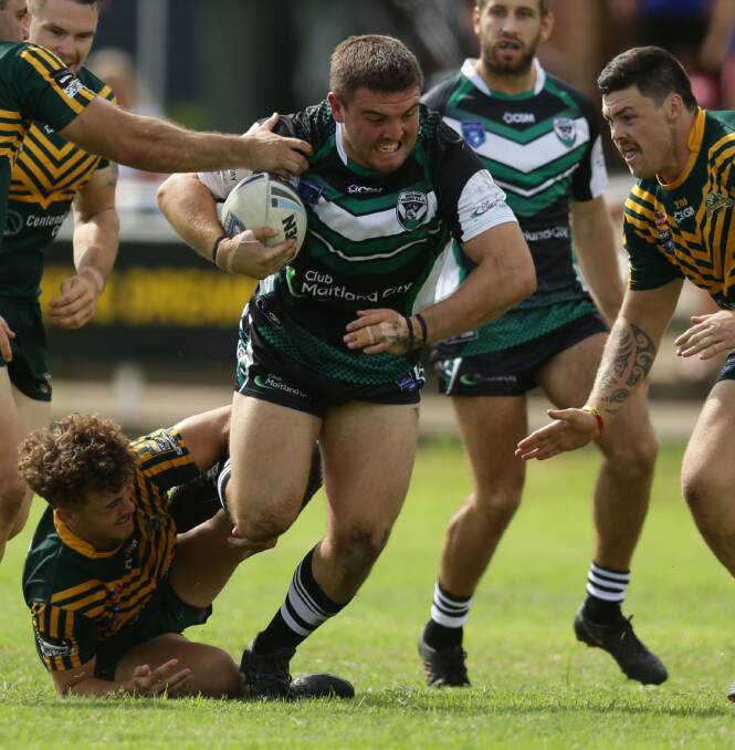WAITING GAME: Jayden Butterfield in action in the Kurri Nines ... will we see Maitland play at all this season? 