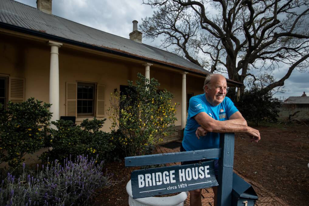 VISION: Bruce Marich says restoring three of Maitland's historic properties is a labour of love. Pictures Marina Neil. 