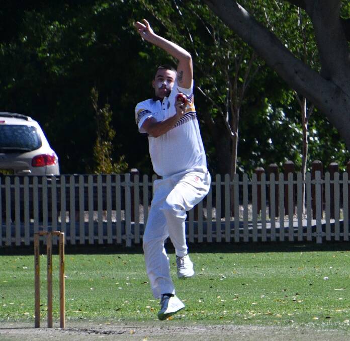 SPEARHEAD: Fast bowler Cameron Bates has led with Kurri bowling attack which has been the team's greatest strength this season. 