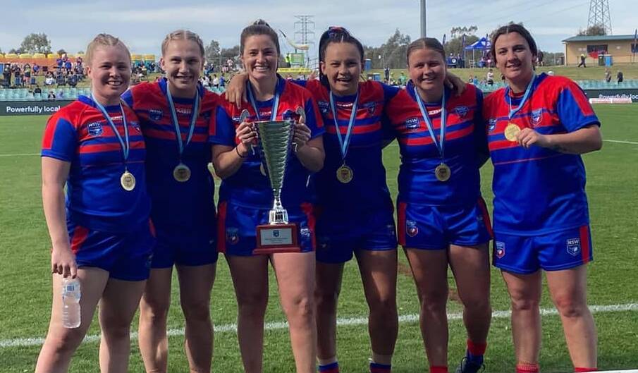 CHAMPIONS: The Ants representative players Caitlin Shoulder, Lacey Hickson, Nicole Stanfield, Rhianni Cipta, Ashlee Harvey and Sophie Buller. 