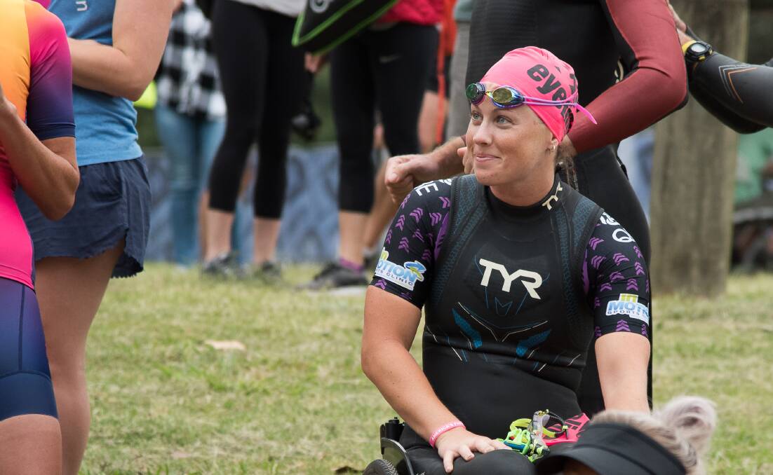 RETURNING: Lauren Parker, recently crowned worth paratriathlete champion, will also race on Sunday at Morpeth.
