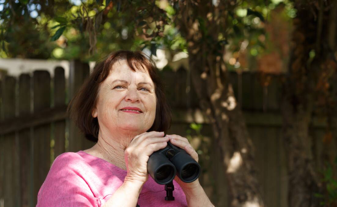 COUNTDOWN: Mercury columnist Margaret Clarke says bird watching is a relaxing, enjoyable experience. Pictures Max Mason-Hubers.
