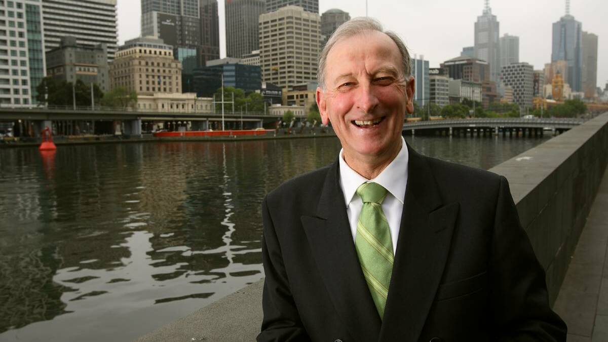 PIGEON LOVER: Bill Lawry who never lost his love for racing pigeons.