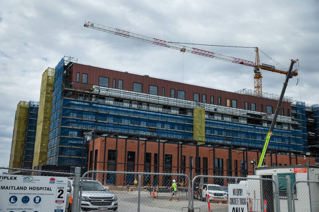 First glimpse of new hospital as scaffolding starts to come down