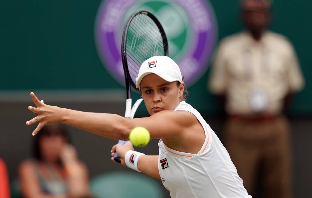 FEET ON THE GROUND: Ash Barty, Australia's world No.1, has been praised for her character. 