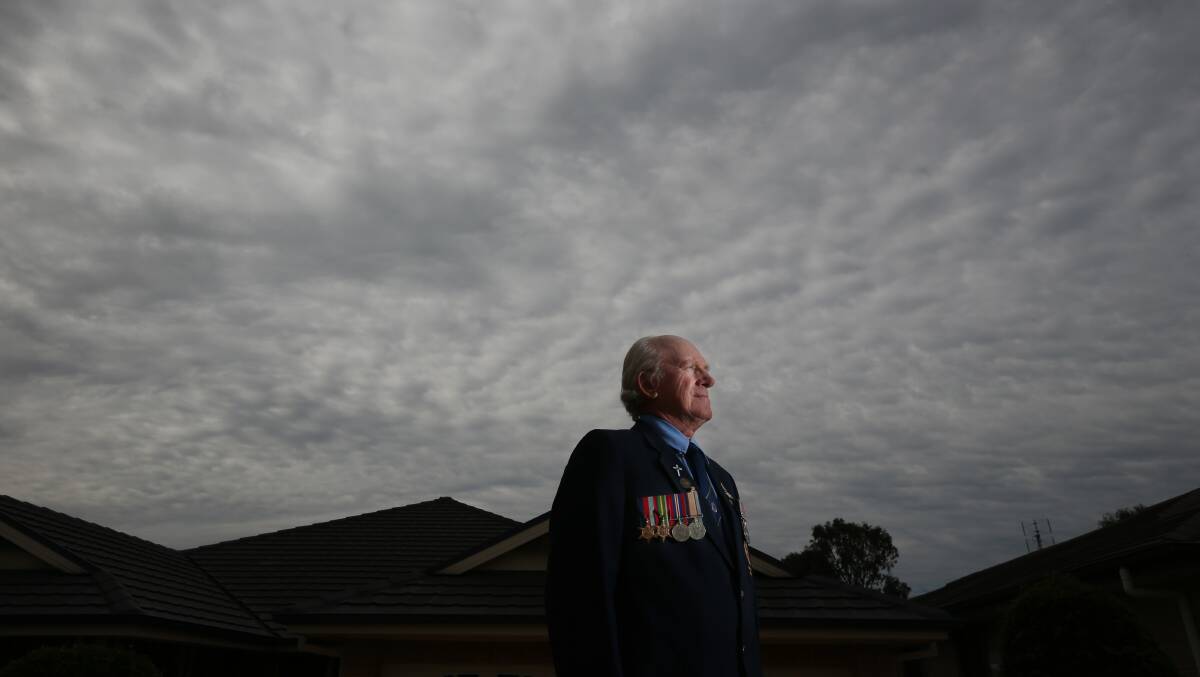 SHOW SUPPORT: Graham Solomons will pay his Anzac Day respects from his front gate this year. Picture Simone De Peak.