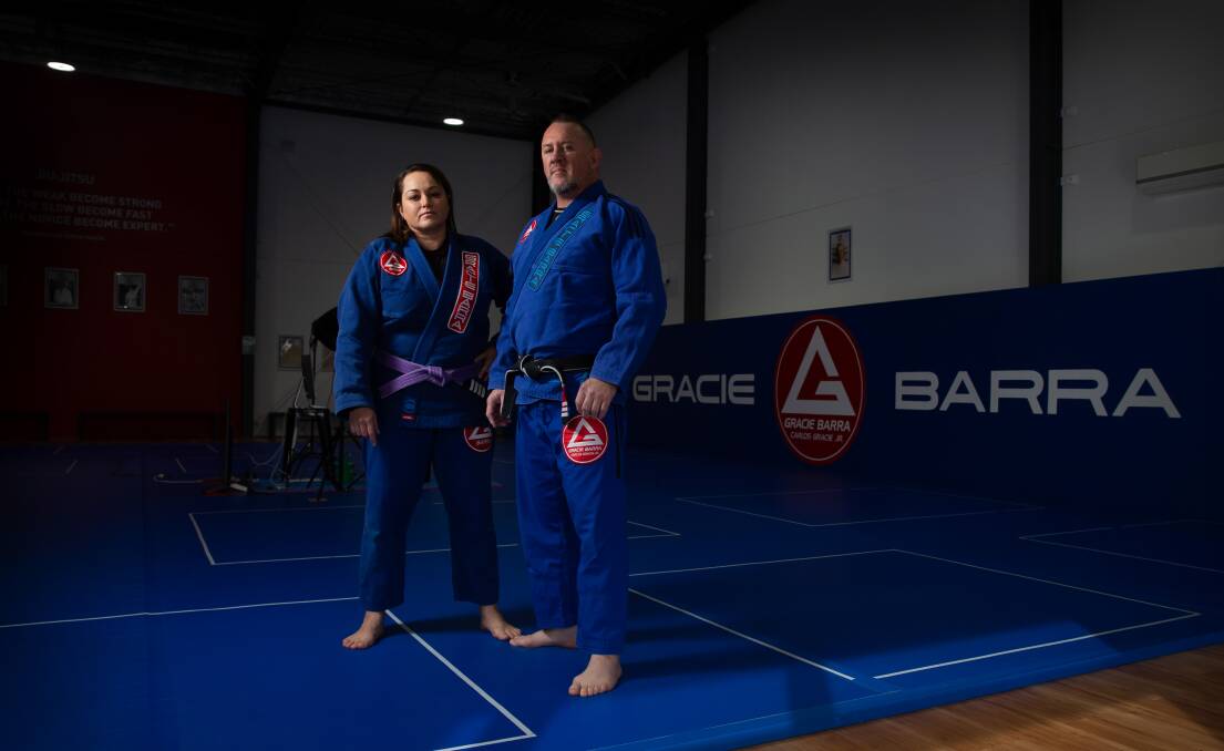 EMOTIONALLY DRAINING: Karen and Geno De Crewis opened Gracie Barra gym just before COVID -19 and it was going gangbusters.