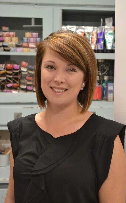 Lisa-Maree Horder Hairstylist: Ms Horder is elated to be nominated in the home-based category of this year's awards. Photo: Supplied 