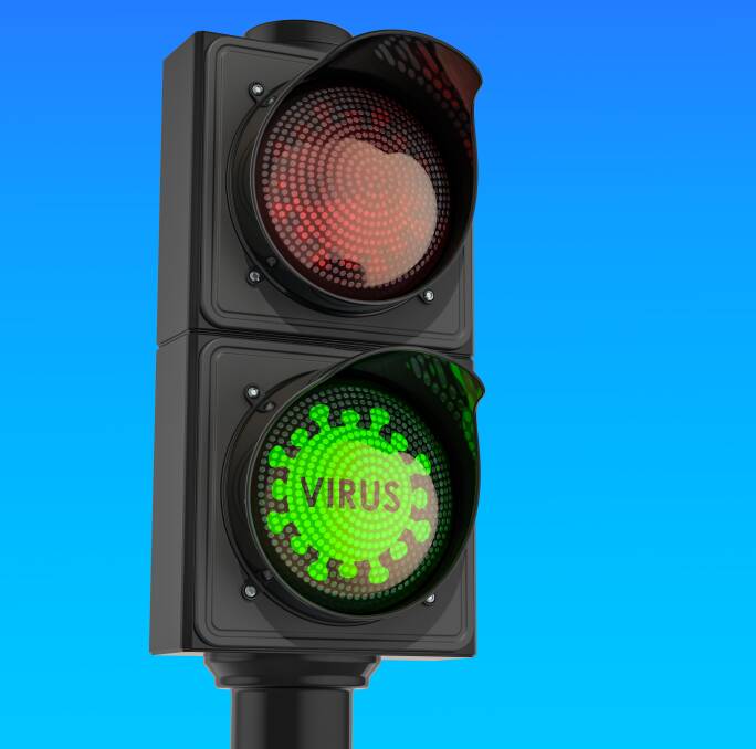 Could a traffic light-type virus system work in Australia? Picture: Shutterstock