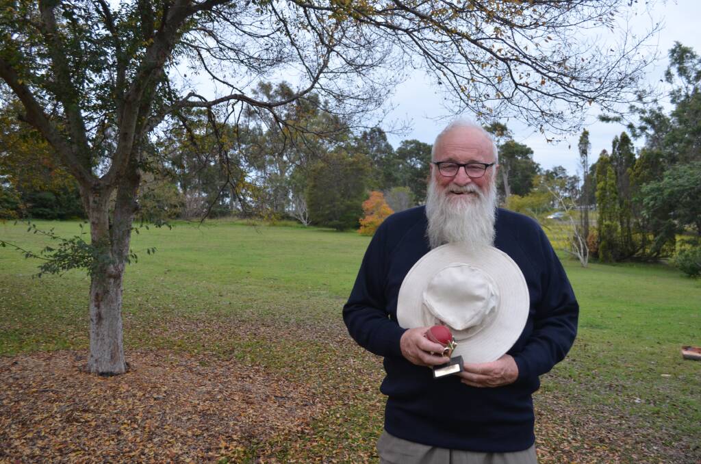QUITE THE HAUL: Graham "Bear" Hudson OAM was a handy bowler in the day but it's his swag of memberships and community service that's earned him recognition in the Queen's Birthday Honours. Picture: Sam Norris