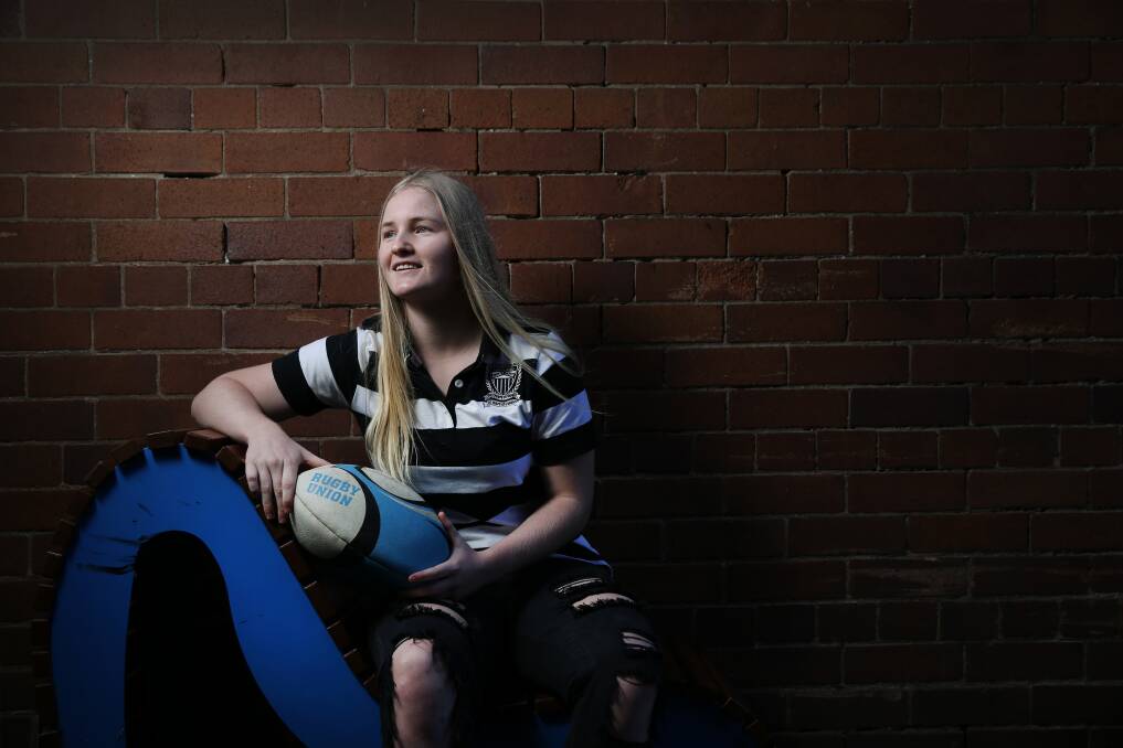 Back in action: Synetta Manns has been named in the NSW Country Rugby merit side, after missing almost all of the previous season with a knee injury. Picture: Marina Neil 