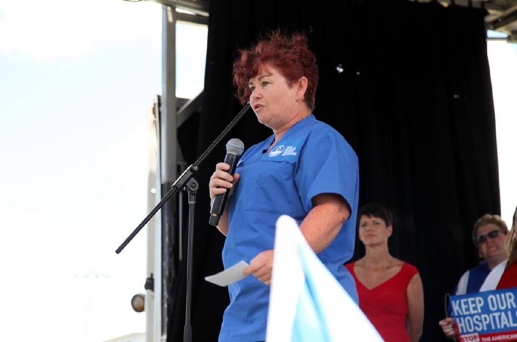 Call for change: NSW Nurse and Midwives’ Association member Jane Burton says the change would reduce stress and fatigue issues for nurses. 
