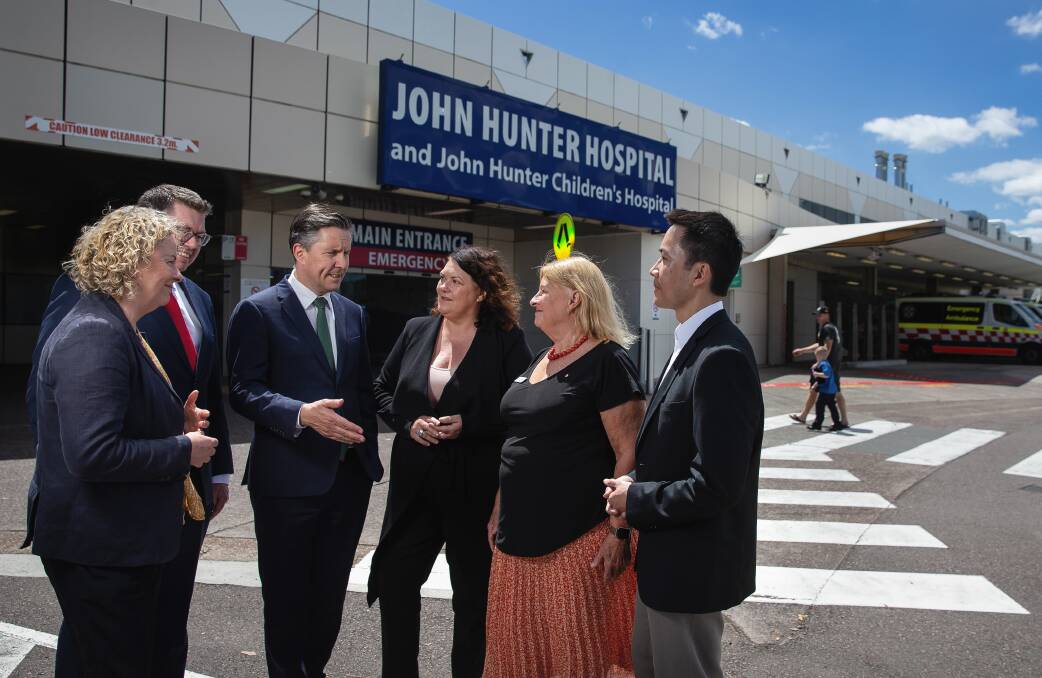  The Minister for Health and Aged Care, Mark Butler, with local MPs and GP Access executives.