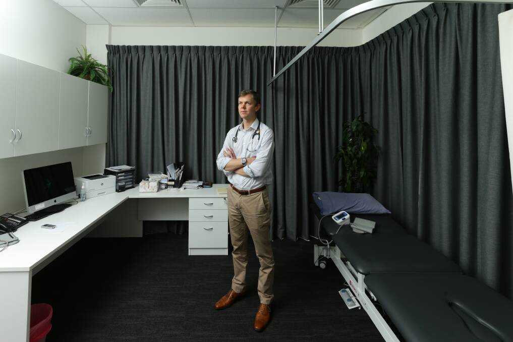 Downturn: Oncologist Dr Nick Zdenkowski, pictured at the Breast and Endocrine Centre, said while people still needed to be aware of coronavirus, they should not delay seeking medical advice if they are symptomatic. Picture: Jonathan Carroll