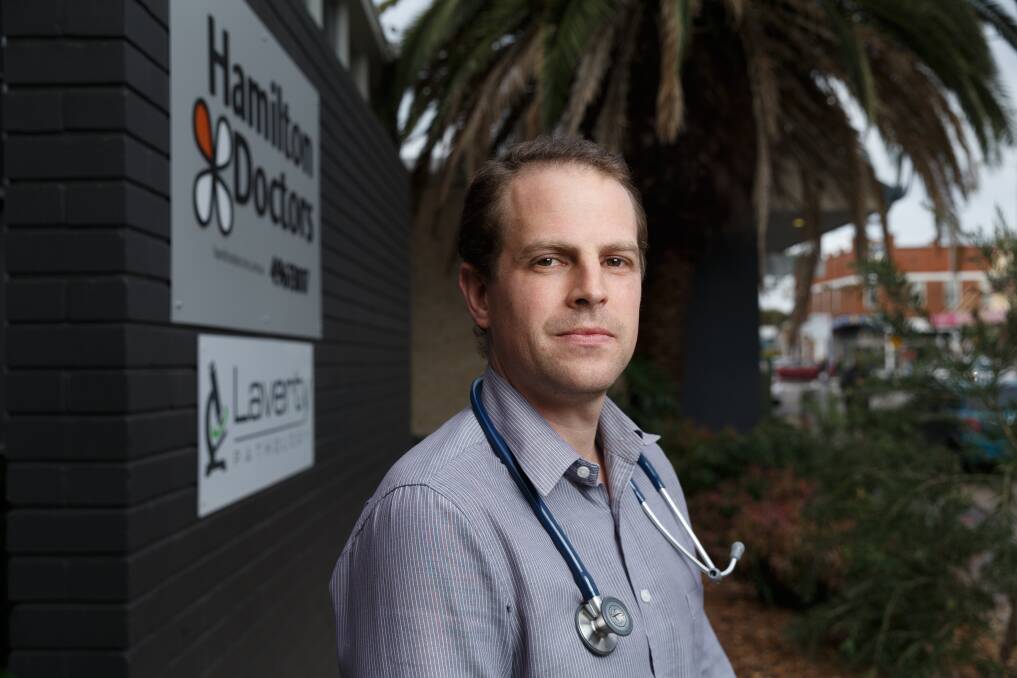 Care: Dr Ben Seckold at Hamilton Doctors surgery said GPs had experienced a drop in patients during the pandemic. He suspects there will be a spike in health conditions as a result. Picture: Max Mason-Hubers