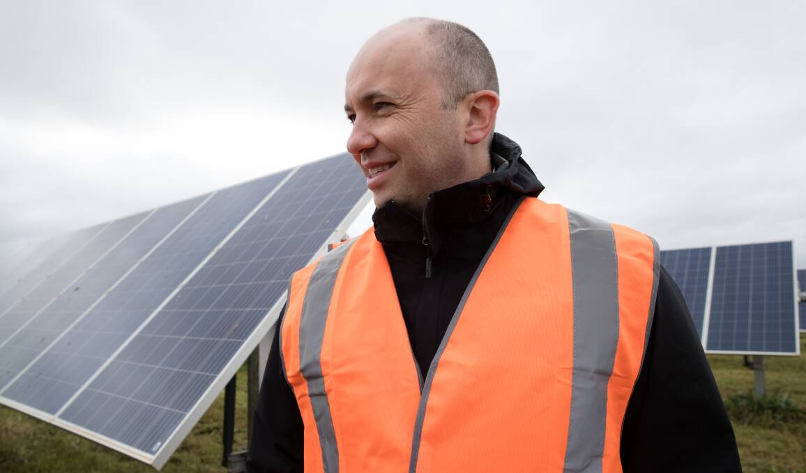 Pushing ahead: Energy Minister Matt Kean.