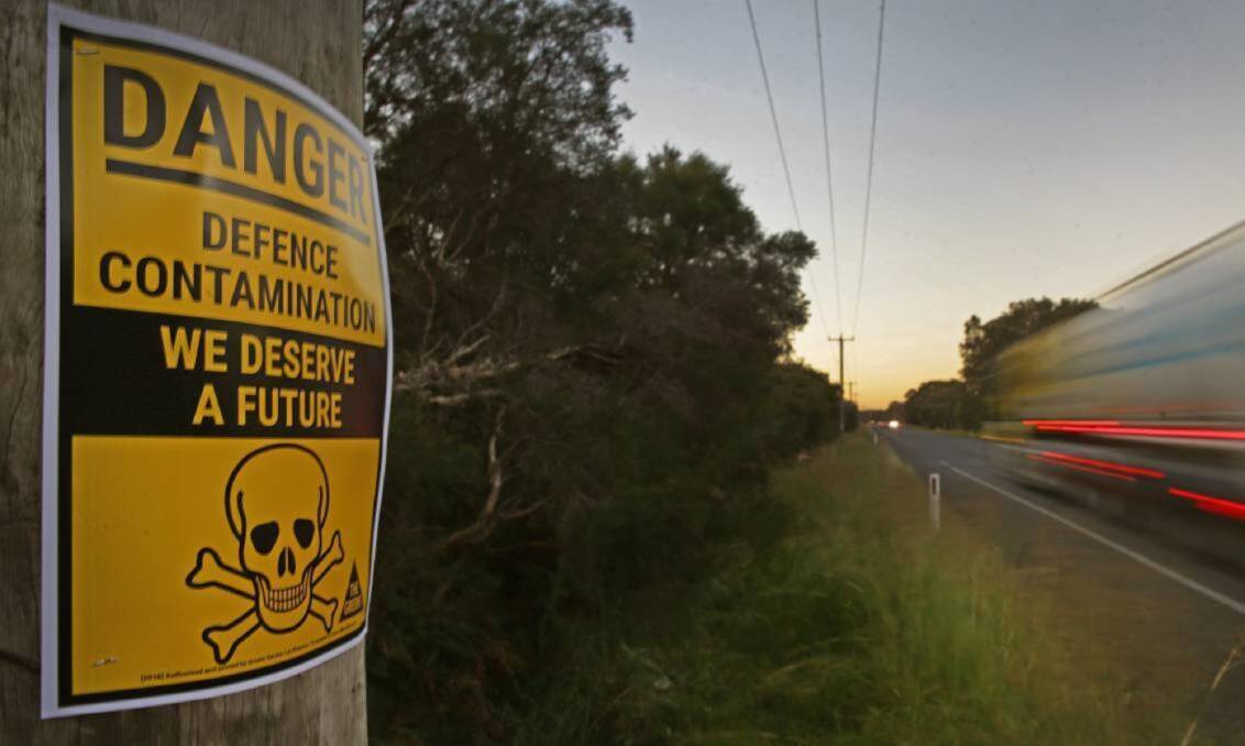 The Department of Defence has invested more than $100million in recent years as part of a project to reduce PFAS contamination on and near the RAAF base.