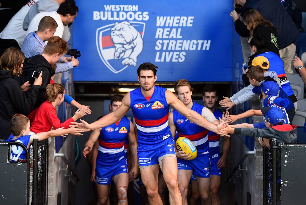 ROLE MODEL: Western Bulldogs captain Easton Wood says his club's presence in Ballarat has positive ripple effects deep into the western district where he grew up. Picture: Adam Trafford