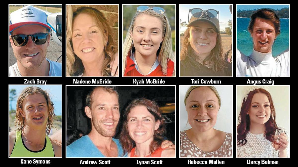 The victims of the Greta bus crash.