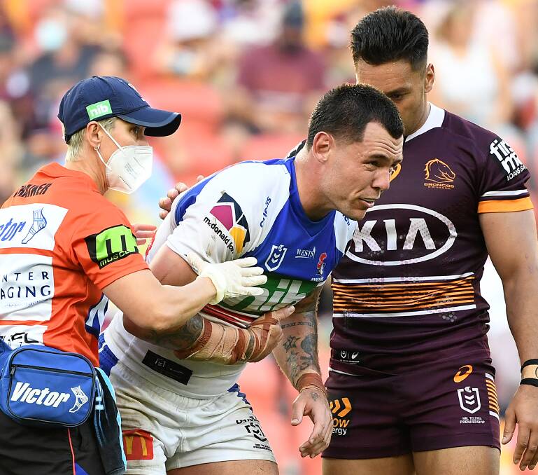 David Klemmer suffers a rib injury as the Knights' five game winning streak ends