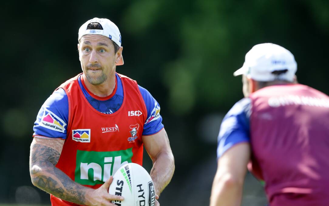 Free agent: Knights playmaker Mitchell Pearce can negotiate with rival clubs for 2023 from November 1.