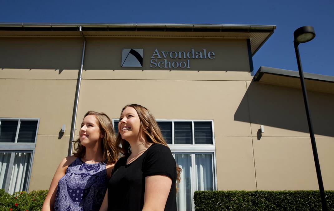 Bright futures: Avondale College students Casey Tresidder and Maddi Lynn, who said a tutor advised them the HSC was a "blip on the radar" of life. Picture: Simone De Peak
