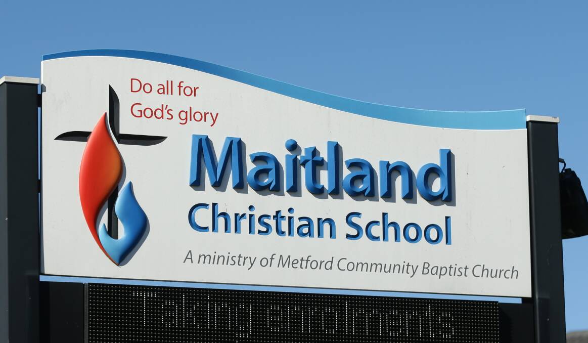 On-site: Maitland Christian School is a ministry of Metford Community Baptist Church. It closed temporarily in August after three people tested positive for COVID-19. Face to face learning resumed at schools across the state this week. Picture: Jonathan Carroll