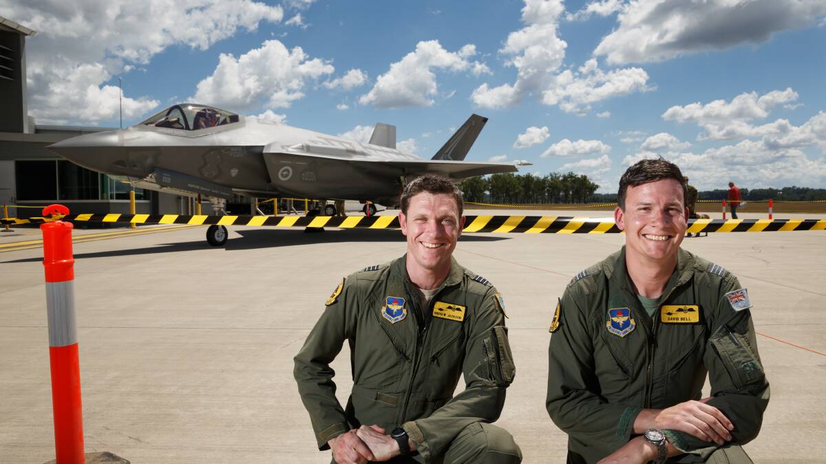 F 35a Joint Strike Fighter Is Introduced To The Hunter At Raaf Base